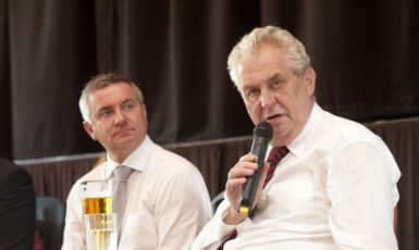 Miloš Zeman a Vratislav Mynář  (ČTK)