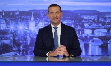 Politik, majitel TV Barrandov a moderátor Jaromír Soukup (FB TV Barrandov)