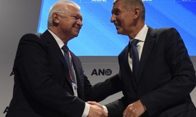 Jaroslav Faltýnek a předseda hnutí ANO Andrej Babiš. (ČTK)
