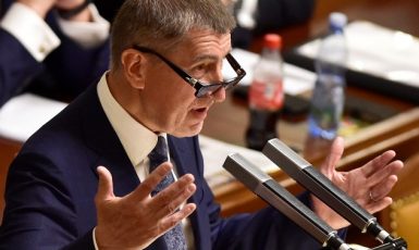Andrej Babiš v Poslanecké sněmovně (ČTK)