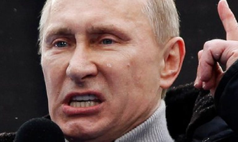 Vladimir Putin je na proruských webech vykreslován jako milovaný a geniální vůdce, o jeho válečných zločinech nepadne ani slovo. (ČTK)