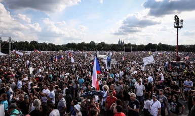 Demonstrace na Letné (Pavel Hofman)