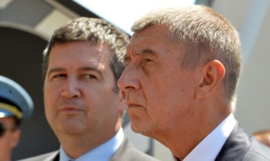 Jan Hamáček a Andrej Babiš (ČTK)