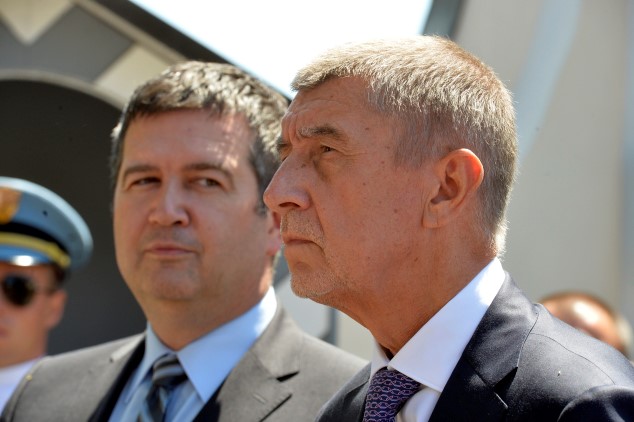 Jan Hamáček a Andrej Babiš (ČTK)