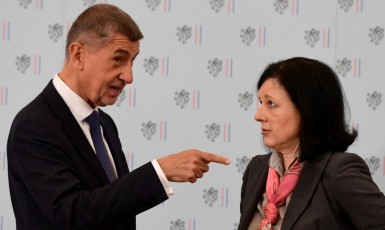 Premiér Andrej Babiš a eurokomisařka Věra Jourová (ČTK)