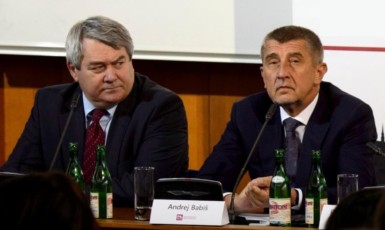 Vojtěch Filip a Andrej Babiš (ČTK)