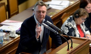 Poslanec Pavel Juříček (ANO) na schůzi Poslanecké sněmovny (ČTK)