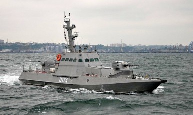 Ukrajinský dělový člun Akkerman (U-174) (Ministry of defense of Ukraine)