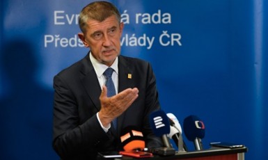 Český premiér Andrej Babiš (ANO) v Bruselu (ČTK)