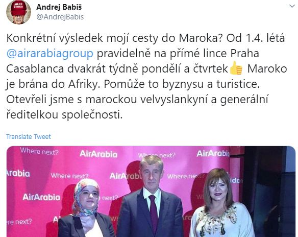 Twitter Andreje Babiše