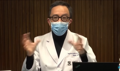 Hongkongský epidemiolog Gabriel Leung  (Youtube)