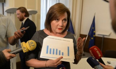 Ministryně financí Alena Schillerová (ANO) (ČTK)