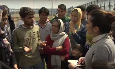Afghánští uprchlíci v Turecku. (youtube)