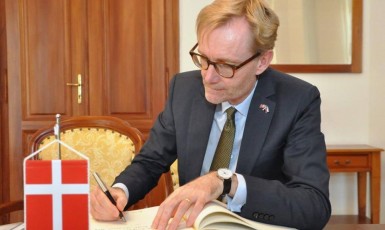 Dánský velvyslanec v České republice Ole Frijs-Madsen  (FB Ole Frijs-Madsen)