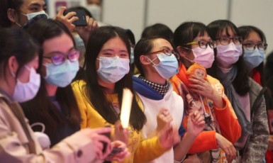 Obyvatelé Tchaj-wanu čelící koronavirové pandemii  (ČTK)
