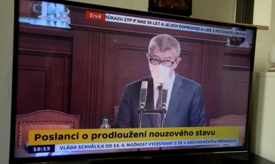 Premiér Andrej Babiš na schůzi poslanecké sněmovny (ČTK)