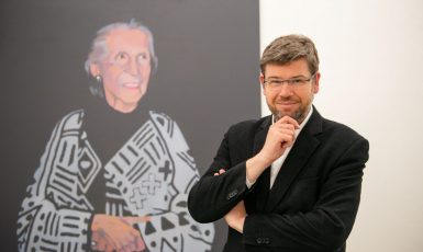 Jiří Pospíšil v Museu Kampa  (foto: Nicola Zölkler)