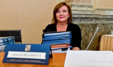 Ministryně financí Alena Schillerová (ANO) (ČTK)