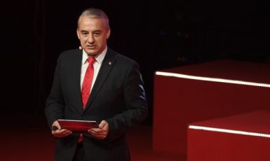 Předseda Českomoravské konfederace odborových svazů (ČMKOS) Josef Středula  (ČTK)