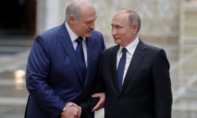 Alexandr Lukašenko a Vladimir Putin (FB)