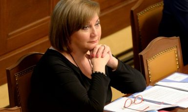 Ministryně financi Alena Schillerová (za ANO) (ČTK)