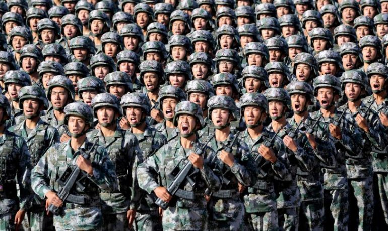 Čínská lidová osvobozenecká armáda - ozbrojená pěst čínského imperialismu (FB)
