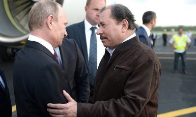 Kremelský boss Putin na návštěvě svého klienta Ortegy (Nikaragua 2014) (Kremlin.ru)