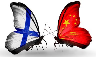 Finsko čelí agresivní čínské diplomacii, jenže finské politické elity dbají na lidská práva.  (koláž nordsip.com)