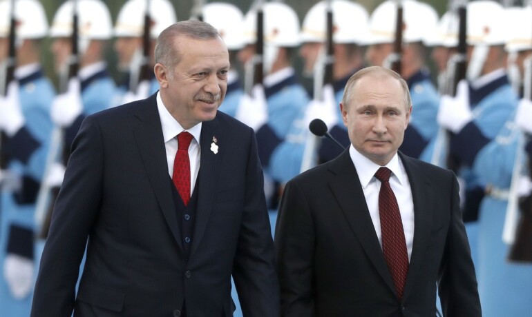 Prezidenti Erdoğan a Putin (Presidential Executive Office / Kremlin.ru / Public Domain)