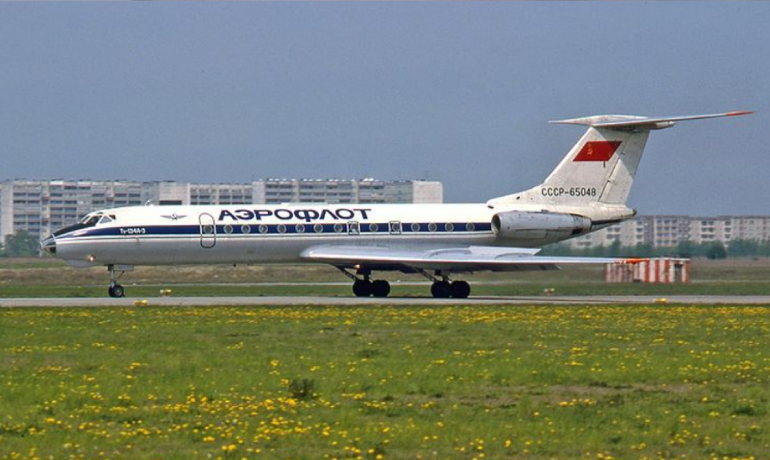 Letadlo TU-134. Ilustrační foto. (commons.wikimedia.org/Ralf Manteufel)