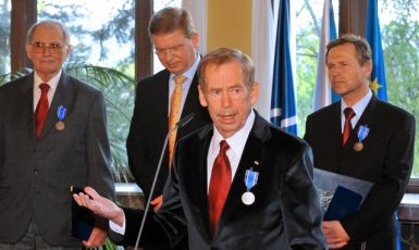 Projev bývalého prezidenta Václava Havla u příležitosti 10. výročí členství Česka v NATO (2009) (ČTK (Michal Doležal))