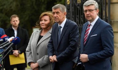 Alena Schillerová, Andrej Babiš a Karel Havlíček (ČTK)