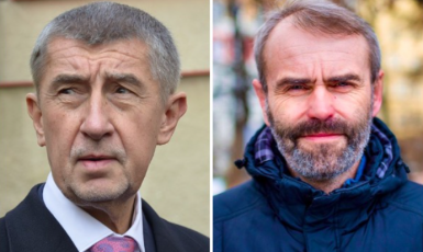 Andrej Babiš a Robert Šlachta (ČTK)