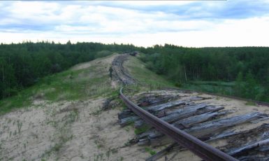 Transpolární železnice byla projektem systému Gulag, který probíhal v letech 1947 až 1953. (commons.wikimedia.org/GNU Free Documentation License)