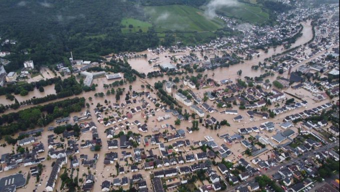 Povodně v Německu (Profimedia)