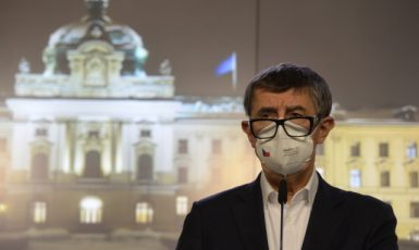 Premiér Andrej Babiš (ANO) na tiskové konferenci (ČTK/Šulová Kateřina)
