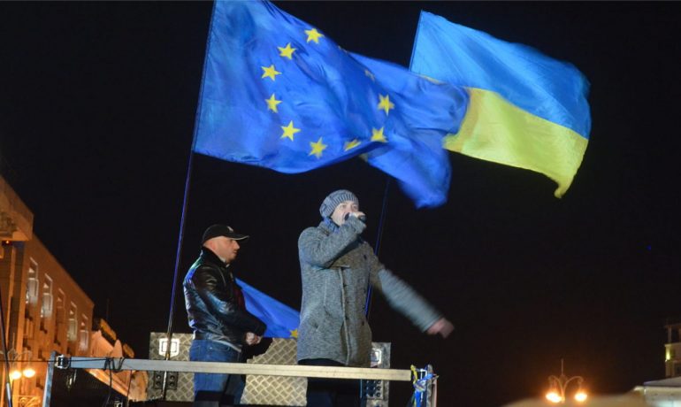 Euromajdan v Kyjevě z roku 2013/2014 volal po evropské perspektivě pro Ukrajinu (commons.wikimedia.org/CC BY-SA 3.0)