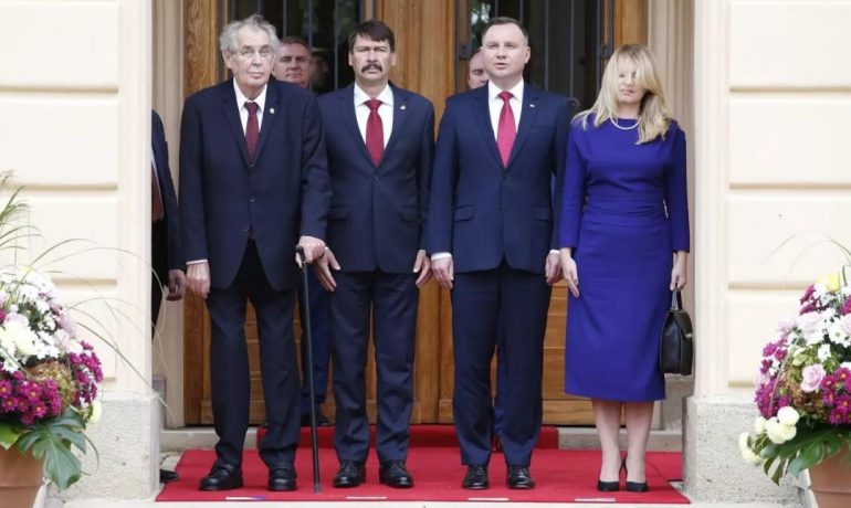 Summit prezidentů V4 v roce 2019 (ČTK)