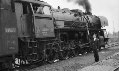 Parní vlak, Československo, ilustrační foto (ČTK)
