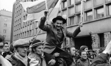 Vůdce polské Solidarity Lech Wałęsa (1981) (ČTK/PAP/ZBIGNIEW MATUSZEWSKI)