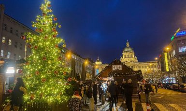 Vánoční trhy na Václavském náměstí (ČTK)