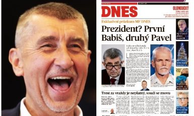 Andrej Babiš a jeho MF DNES (ČTK / profimedia.cz)