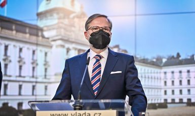 Premiér Petr Fiala (ODS) (Úřad vlády ČR / se svolením)