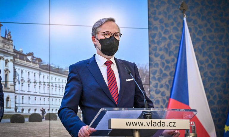 Premiér Petr Fiala (Úřad vlády ČR)