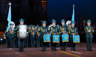 Speciální síly Státní bezpečnostní služby Kazachstánu, známé také jako Republikánská garda.  Slouží k ochraně a obraně rezidence prezidenta Kazachstánu v Almaty a Nur-Sultanu. (commons.wikimedia.org/CC BY 4.0)