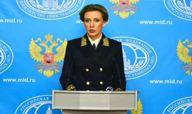 Mluvčí ruského ministerstva zahraničí Maria Zacharova. (commons.wikimedia.org/CC BY-SA 4.0/Nikita Kočuk)