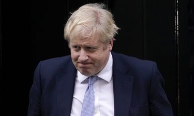 Bývalý britský premiér Boris Johnson (ČTK/AP/Alberto Pezzali)