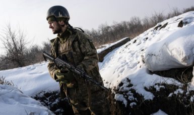 Ukrajinský voják (ČTK/ABACA/AA/ABACA)
