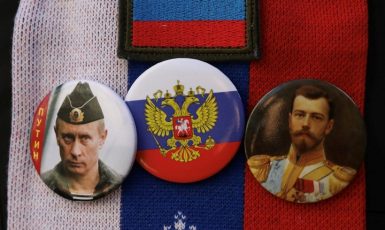 Prezident Putin a car Mikuláš II. - nynější ruský imperialismus představuje zvláštní amalgám carské a sovětské tradice (Łukasz Adamski / Atlantic Council)