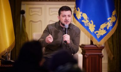 Volodymyr Zelenskyj (Kancelář prezidenta Ukrajiny / se souhlasem)